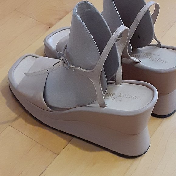 Stephane Kelian platform wedge shoes - made in France - Picture 11 of 12